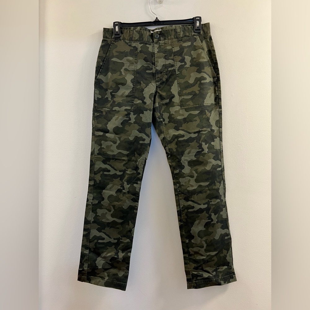 13. Goodfellow & Co Green Camouflage Cargo Pants